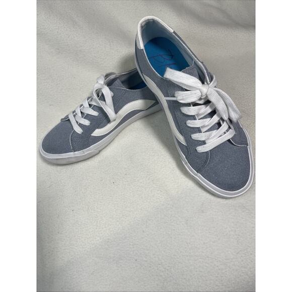 BLOWFISH Malibu Women’s Sneakers Size 8M Foggy Blue/White Lace Up Skate- EUC - Picture 3 of 8